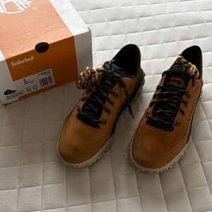 Timberland Men's Greenstride Motion 6 Low Lace Hiker Boot/Sneakers -Brown Nubuck